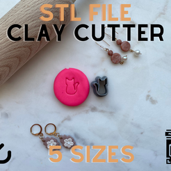 Polymer-Cutter-6.png Fichier 3D Coupeur de clous pour chat en argile polymère | 5 tailles | fichier STL numérique | impression 3D・Design pour imprimante 3D à télécharger
