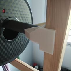 IMG20170828124626.jpg Archivo STL gratis Portacarretes para Ikea Ivar Shelf・Plan de la impresora 3D para descargar