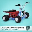 7.jpg Beer crate Kart / Fahrende Bierkiste - full model kit in 1:24 scale
