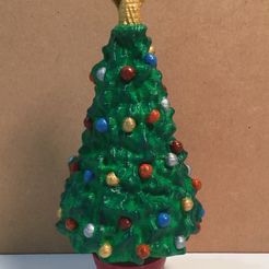 FullSizeRender_23.jpg Free STL file Xmas tree with Angel or Star・3D print object to download