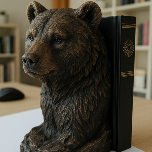 ayi.png BEAR BOOK HOLDER / DECOR / STATUE
