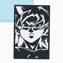 3D file GOKU ULTRA INSTINCT FRAME・Design to download and 3D print・Cults 3D file GOKU ULTRA INSTINCT FRAME・Design to download and 3D print・Cults
