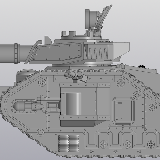 Screenshot_10.png Download STL file Main battle tank • 3D printable design, Solutionlesn