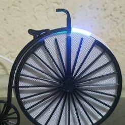 IMG_20230915_184014.jpg STL file Suporte Alexa Echo Pop Bike Vintage・3D printer design to download