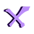 X.stl 3D GRAFFITI LETTERS
