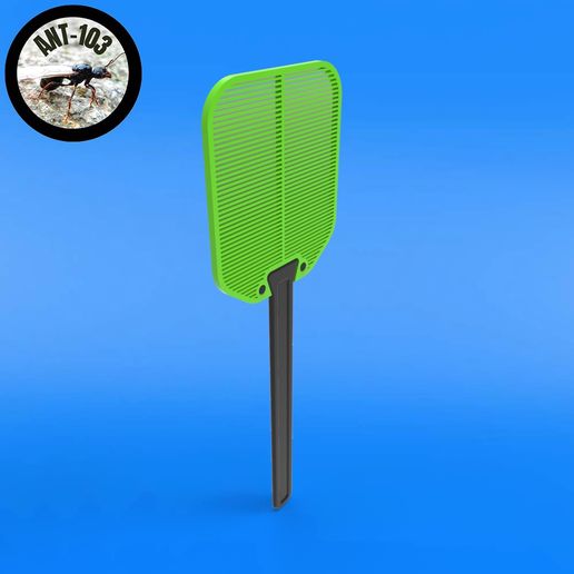 Tapette à Mouches Avec Manche Métal - 3 Pièces - Lavable, Longue Portée - Pour Intérieur Et Extérieur