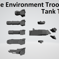 Demonstration_5.png Download free STL file Hostile Environment Troops - Tank Turret • 3D printer design, Cikkirock