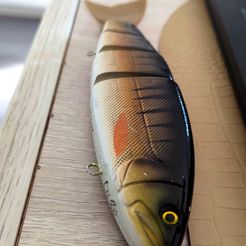 STL file 6 Swimbait Soft Plasitic Fishing Lure Mold 🎣・3D printable model  to download・Cults