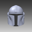 CM_Mando_12.png 3D file The Mandalorian Helmet・Template to download and 3D print