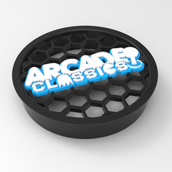 untitled.633.png STL file Arcade speaker grille set・3D printable model to download