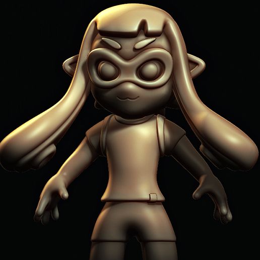 Archivo STL Inkling // SPLATOON・Diseño para descargar y imprimir en 3D ...