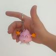 1.jpg UNCHI KEY RING - ARALE PINK POO