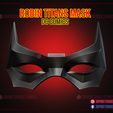 Robin_Titans_Mask_3d_print_model_00.jpg Robin Titans Mask - Titans TV Series Cosplay