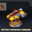 Ark from Transformers Animated — Iconic Ship Series - Ark from Transformers Animated