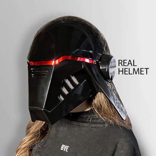 Second Sister Helmet 3D printed model 3D File for Cults