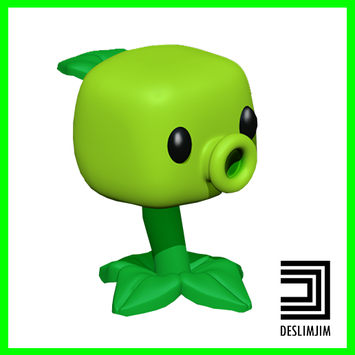 Descargar archivo Peashooter Plants vs Zombies Funko Pop • Modelo