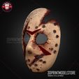 Jason_Broken_Mask_3D_Print_Model_STL_File-_04.jpg Jason Mask Friday The 13th Broken Halloween Cosplay