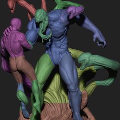 FullViewPolys.jpg Venom vs Spiderman Fan 3D print model
