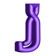 J.stl Download free STL file Alphabet "36 Days of Type" • 3D printable model, dukedoks