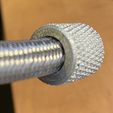IMG_1137.JPG Free 3D file R2D2 Battery Cable Knurled Connector (Reworked for Stainless Braided Supply Line Hose)・3D printer design to download