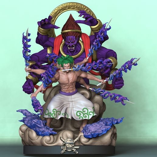 ⚔️ zoro asura・ 3D File for 3D printing・Cults