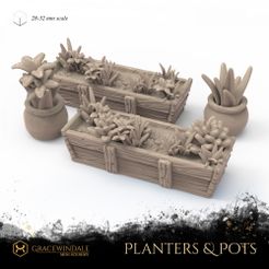 1000X1000-Gracewindale-planters.jpg Fichier STL Jardinières et pots・Modèle imprimable en 3D à télécharger