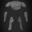 TempleGuardArmorBackWire.png Star Wars Jedi Temple Guard Armor for Cosplay