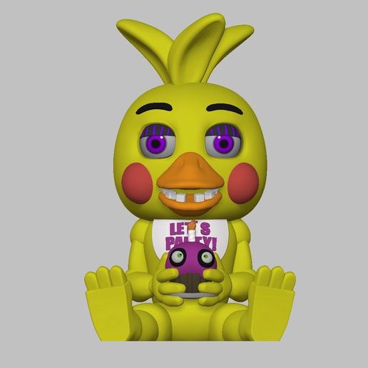 Fnaf Toy Girl 3D model