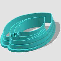 Long-Cici-Scallop-Shell-Fan-3.jpg Fichier 3D Long Cici - Éventail à festons // Découpeur d'argile // Bord tranchant // Fichier STL numérique // 3 tailles・Plan pour imprimante 3D à télécharger