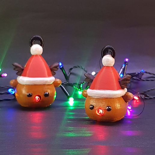 20231114_182313.jpg reindeer with red nose / adorno navidad / red nose reindeer / christmas ornament