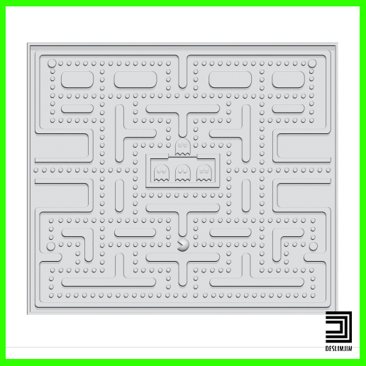 pac man maze printable