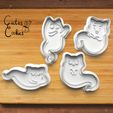 Bild.jpg ghost cats Cookie Cutter set