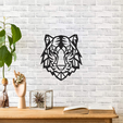 a-7.png Tigre geométrico Animais