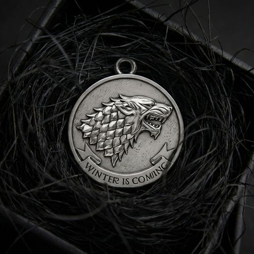 Wolf “Winter Wolf Emblem Pendant”