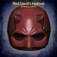 1.jpg Red Devil Helmet From Marvel Comics FOR COSPLAY - Fan Art 3D print model