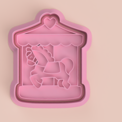 Carrusel.png Carousel horse cookie cutter ( Carousel horse cookie cutter )