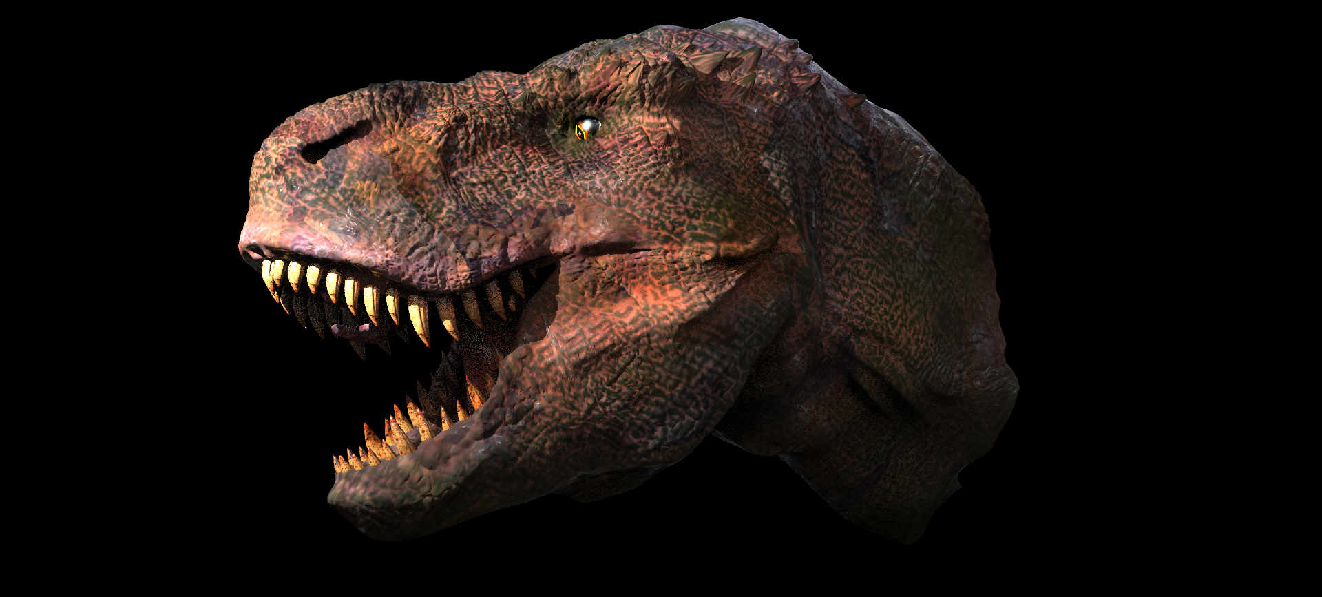 t-rex.1491.png Archivo OBJ Escultura de cabeza de T Rex 2・Diseño imprimible en 3D para descargar, aramar