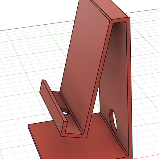 Super Basic Phone Holder 3D model