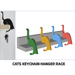 Presentation2.png Fichier STL Porte-clés pour chats Porte-clés Porte-clés・Modèle à télécharger et à imprimer en 3D