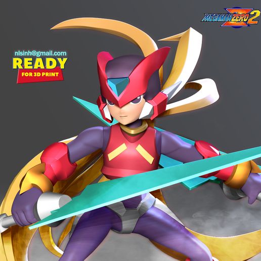 御模道 MEGAMAN メガマン ZERO ゼロ 完成品 海外版ロックマン