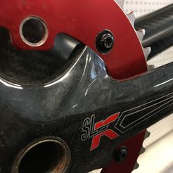 2018-03-19_16.06.35.jpg Free STL file Chainring bolt replacement PROTOTYPE for single chainring・3D printable object to download