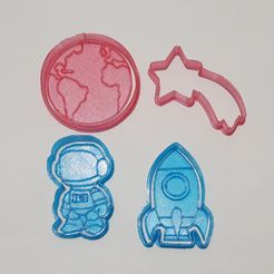 IMG_20230215_041645313.jpg STL file astronaut cookie cutters, rocket, planet, earth, star, leak (astronaut cookie cutters, rocket, planet, earth, star, leak)・3D printing idea to download
