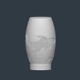 8.jpg Koi fish Lamp Shade STL file – Digital 3d Printer file – no supports