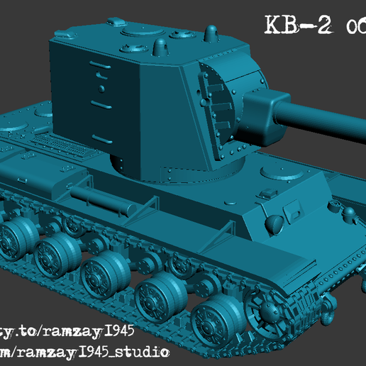 KV-2-pre-serial-front.png Protótipos pré-seriais KV-2 1:100