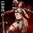 210726-Wicked-RedSonja-Sculpture-Image-020.jpg WICKED MARVEL RED SONJA SCULPTURE : TESTED AND READY FOR 3D PRINTING