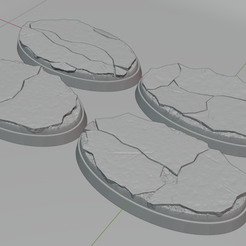 ovw2.png STL file 4x 60x35mm base with marble ground・3D printing model to download, Mr_Crates