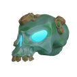 Coral-Skull-2.png Sea of thieves Foul Coral Skull STL