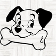 patch.png 101 Dalmatian Cookie Cutter - BONE - Perfect for Disney Themed Parties and Dog Lovers! - MJDESIGN3D