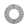 Round-Hammered-texture-door-gate-push-pull-plate-10.jpg Round hammered texture door gate push pull plate handle 3D print model