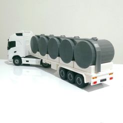 IMAG3.jpg Файл STL грузовик volvo и молочный прицеп・3D-печатный дизайн для загрузки